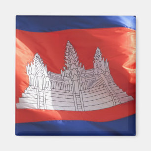 Íman bandeira do Camboja wat