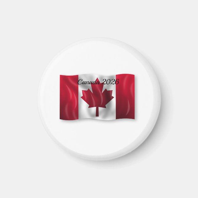 Íman Bandeira do Canadá  (Frente)