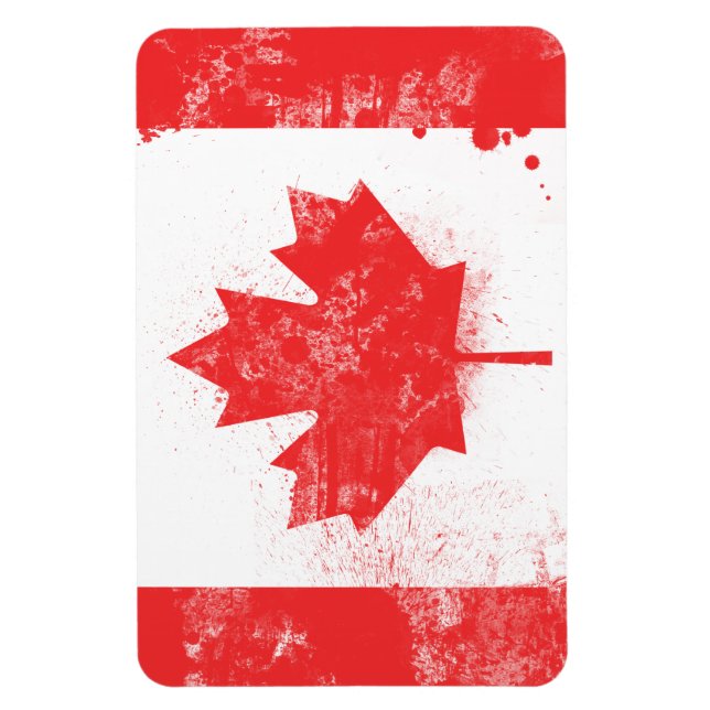 Íman Bandeira do Canadá (Vertical)