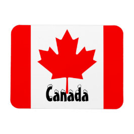 Íman Bandeira do Canadá Cores Canadenses Vermelho Branc