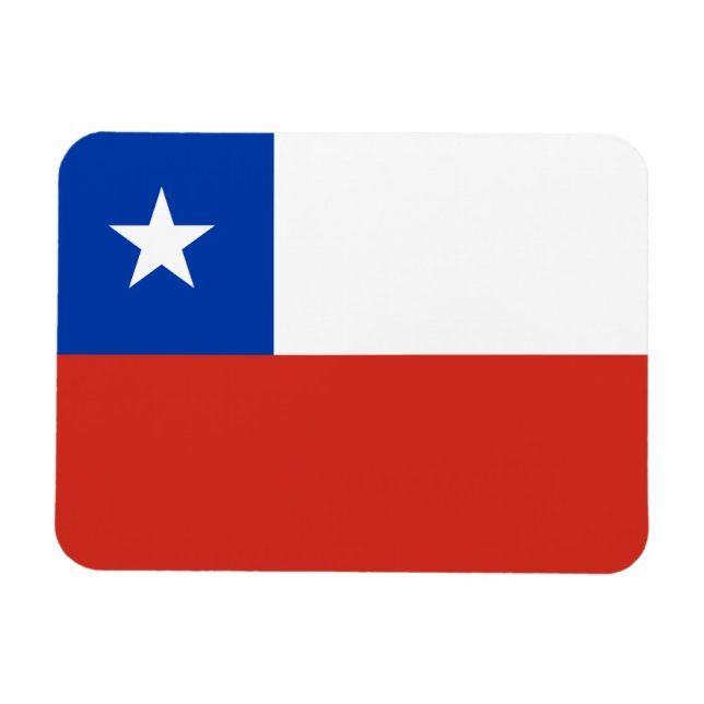 Íman Bandeira do Chile (Horizontal)