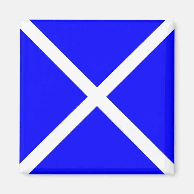 Íman Bandeira do Código de Sinais "M" (Mike) (Frente)