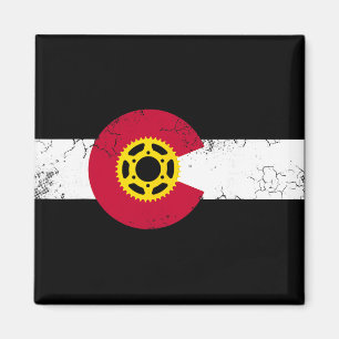 Íman Bandeira do Colorado Ciclismo de Montanha Ciclismo