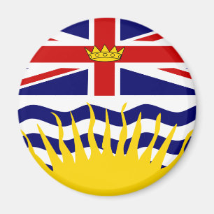 Íman Bandeira do Columbia Britânica de Canadá
