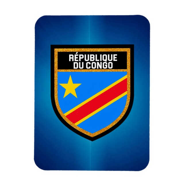 Íman Bandeira do Congo (Vertical)