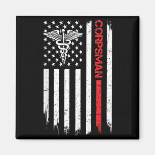 Íman Bandeira do Corpo Patriótico Veterano Militar Diab