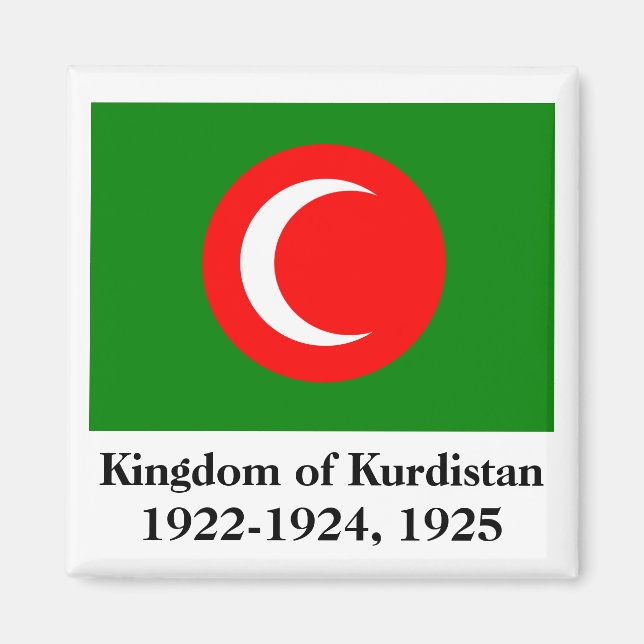 Íman Bandeira do Curdistão (1922-1924, 1925) (Frente)