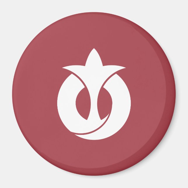 Íman Bandeira do Distrito de Aichi, Japão (Frente)