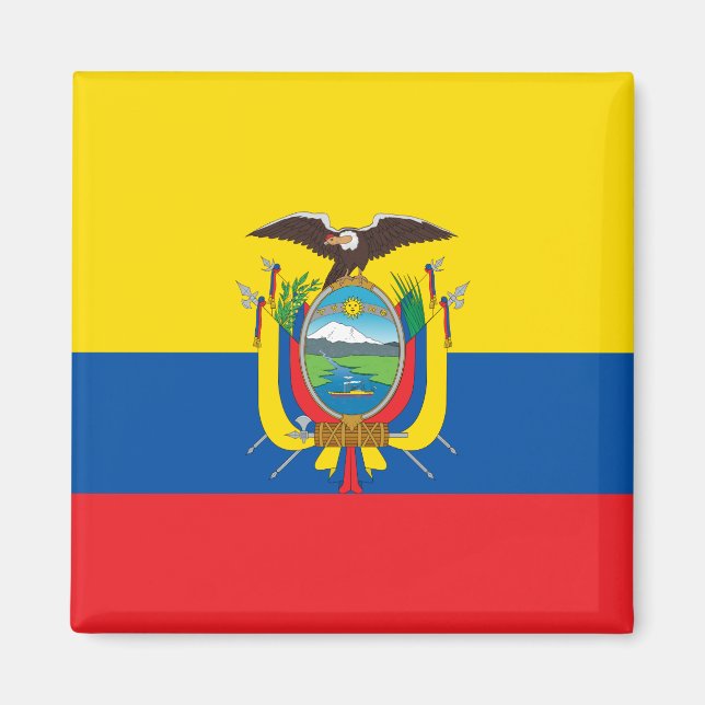 Íman Bandeira do Equador (Frente)