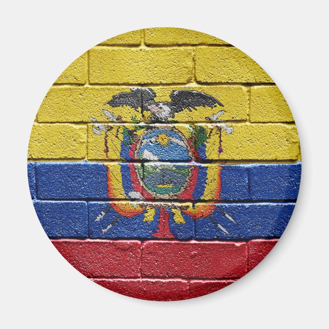 Íman Bandeira do Equador (Frente)