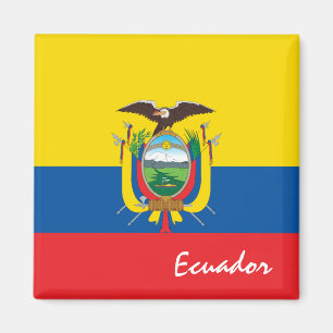 Íman Bandeira do Equador e fãs de férias e esportes d