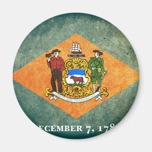 Íman Bandeira do estado de Delaware