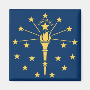 Íman Bandeira do estado de Indiana