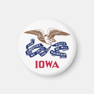 Íman Bandeira do Estado de Iowa