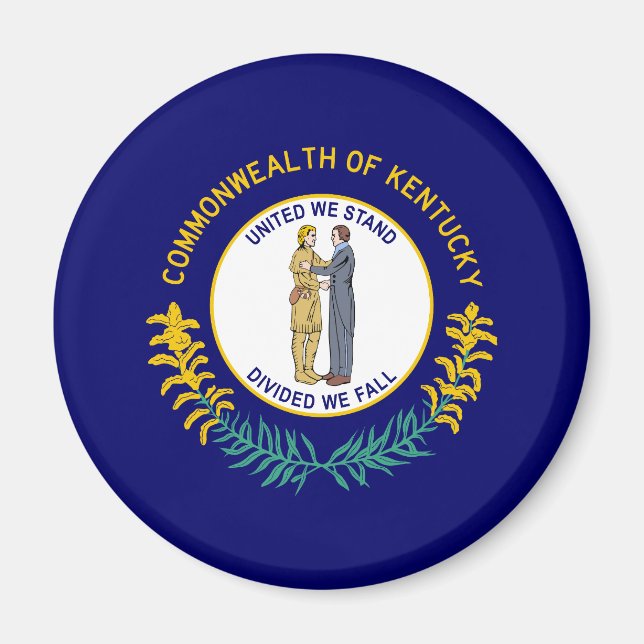 Íman Bandeira do estado de Kentucky (Frente)