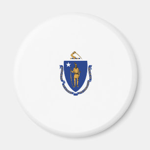 Íman Bandeira do estado de Massachusetts