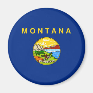 Íman Bandeira do Estado de Montana