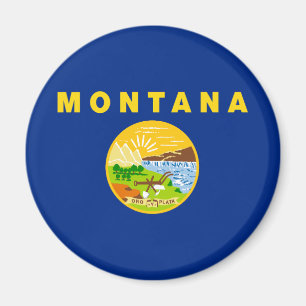Íman Bandeira do Estado de Montana