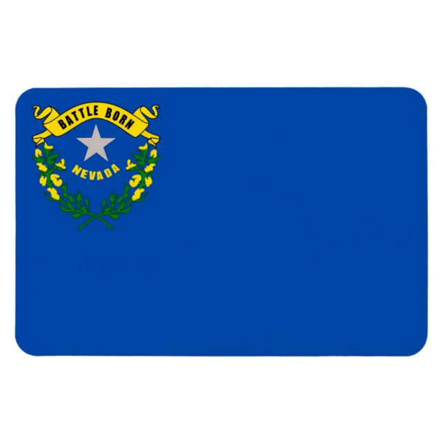 Íman Bandeira do Estado de Nevada (Horizontal)