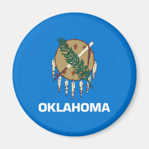 Íman Bandeira do estado de Oklahoma
