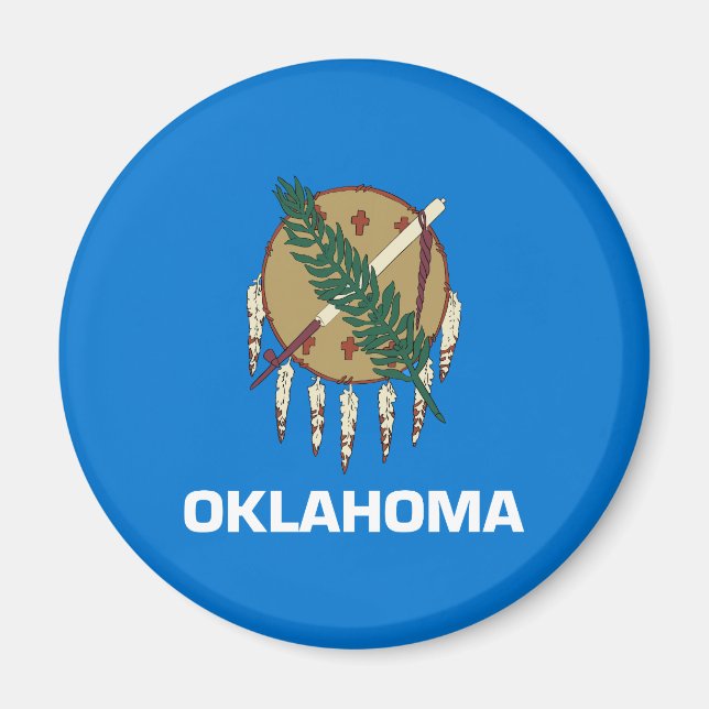 Íman Bandeira do estado de Oklahoma (Frente)