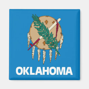 Íman Bandeira do estado de Oklahoma