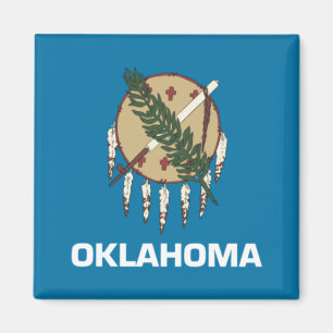 Íman bandeira do estado de Oklahoma
