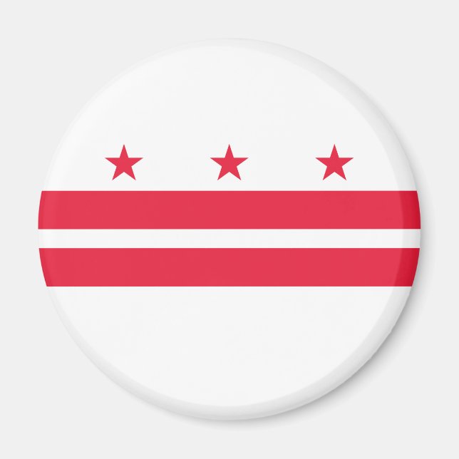 Íman Bandeira do Estado de Washington DC (Frente)