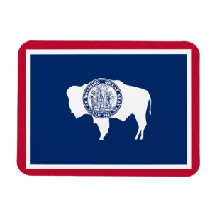 Íman Bandeira do Estado de Wyoming