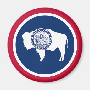 Íman Bandeira do Estado de Wyoming
