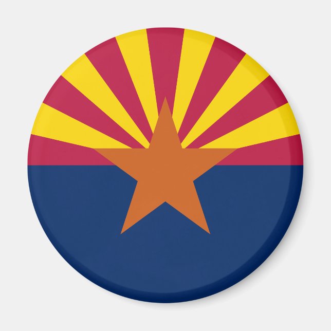 Íman Bandeira do estado do Arizona (Frente)