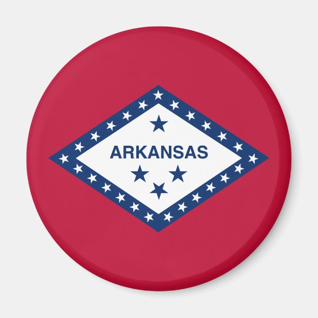 Íman Bandeira do Estado do Arkansas (Frente)
