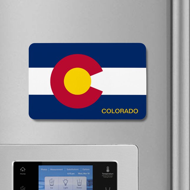 Íman Bandeira do Estado do Colorado (Colorado State Flag Magnet)
