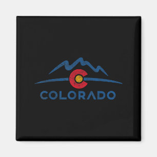 Íman Bandeira do estado do Colorado montanhas rochosas