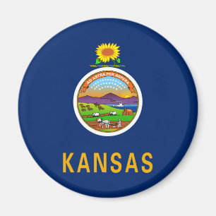Íman Bandeira do Estado do Kansas