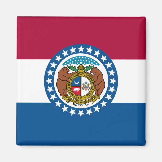 Íman Bandeira do Estado do Missouri (Frente)