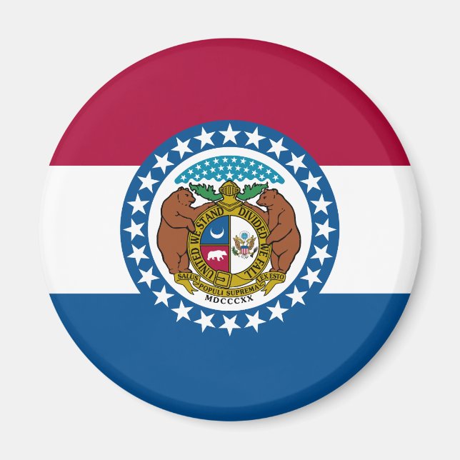 Íman Bandeira do estado do Missouri (Frente)