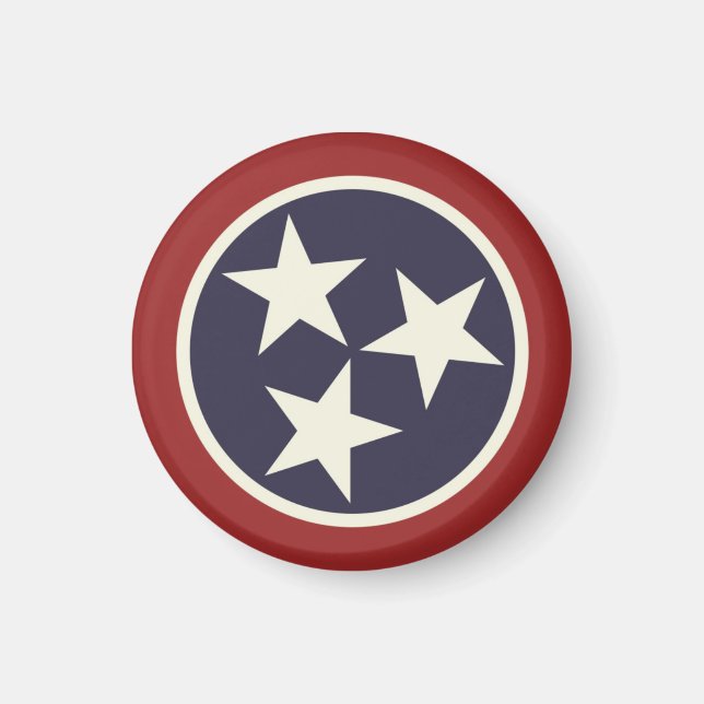 Íman Bandeira do Estado do Tennessee (Frente)
