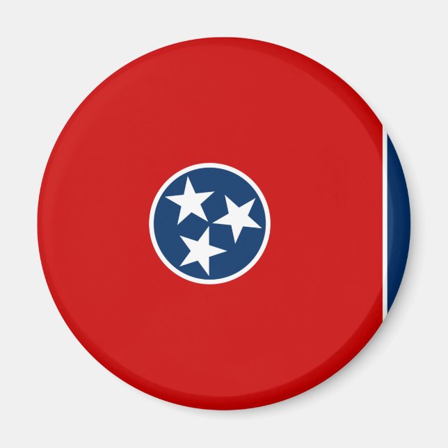 Íman Bandeira do Estado do Tennessee (Frente)