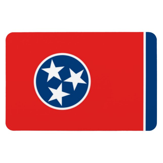 Íman Bandeira do Estado do Tennessee (Horizontal)