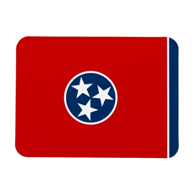Íman Bandeira do Estado do Tennessee (Horizontal)