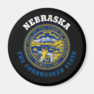 ÍMAN BANDEIRA DO ESTADO NEBRASKA CORNHUSKER