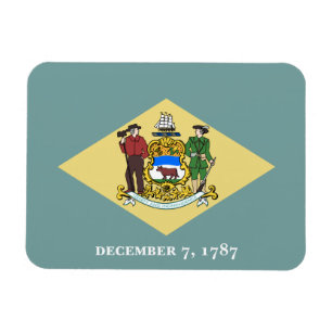 Íman Bandeira do Estado Patriótico Delaware