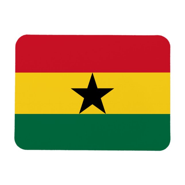 Íman Bandeira do Gana (Horizontal)