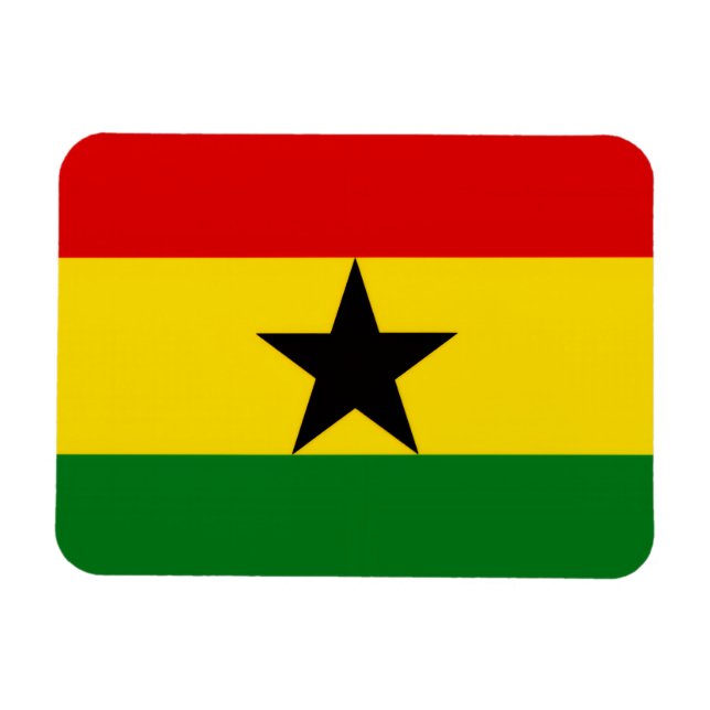 Íman Bandeira do Gana (Horizontal)