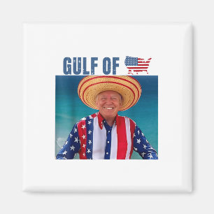 Íman Bandeira Do Golfo Da América Dos Eua Funny Usa
