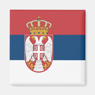 Íman Bandeira do ímã de Serbia