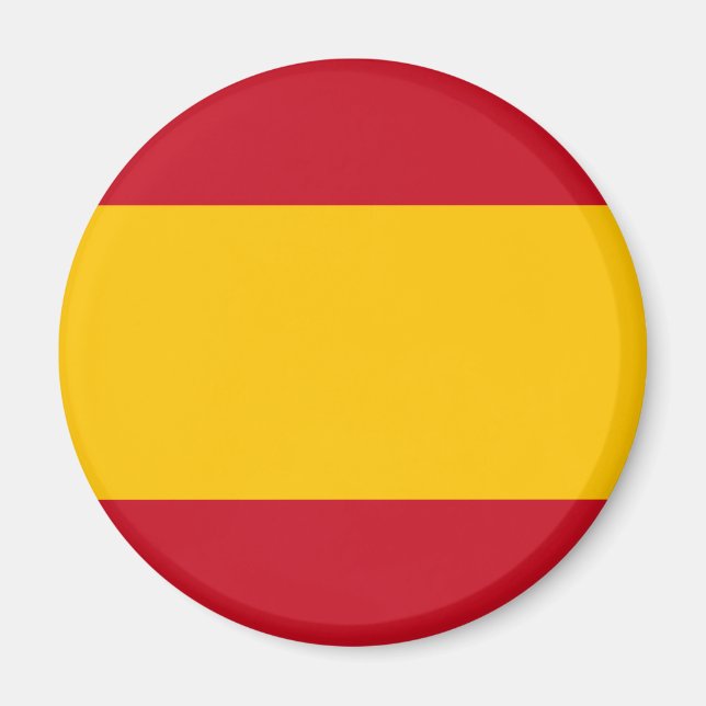 Íman Bandeira do ímã redondo de Espanha (Frente)