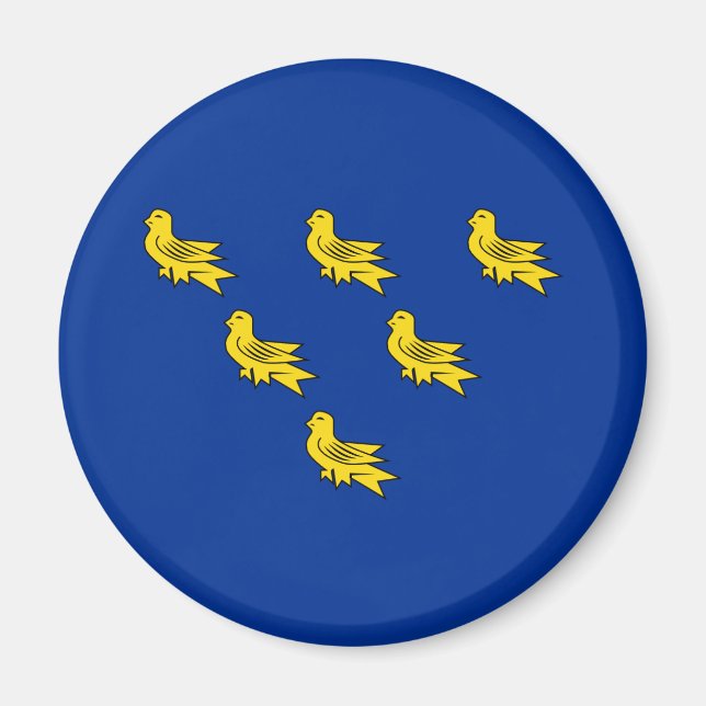 Íman Bandeira do ímã Sussex (Frente)