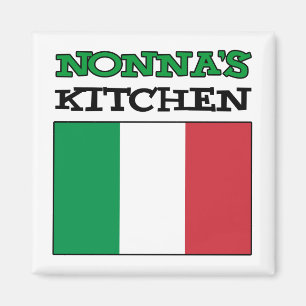 Íman Bandeira do italiano da cozinha de Nonna